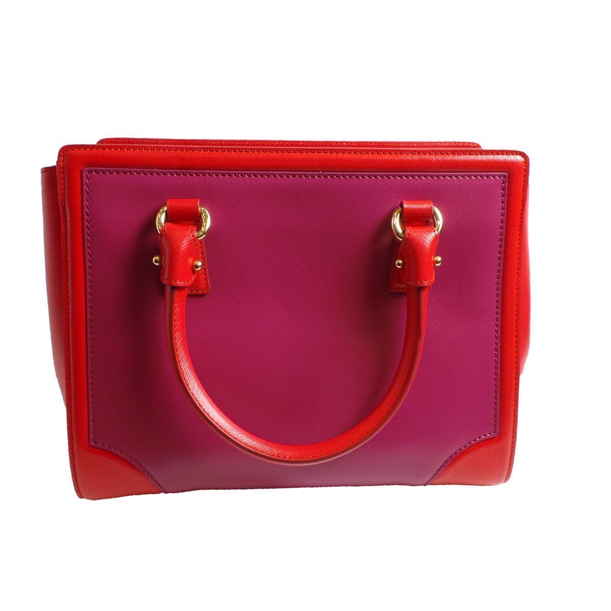 Ferragamo Beky Women's Sangria Pink Satchel Handbag G328/01 at_Queen_Bee_of_Beverly_Hills