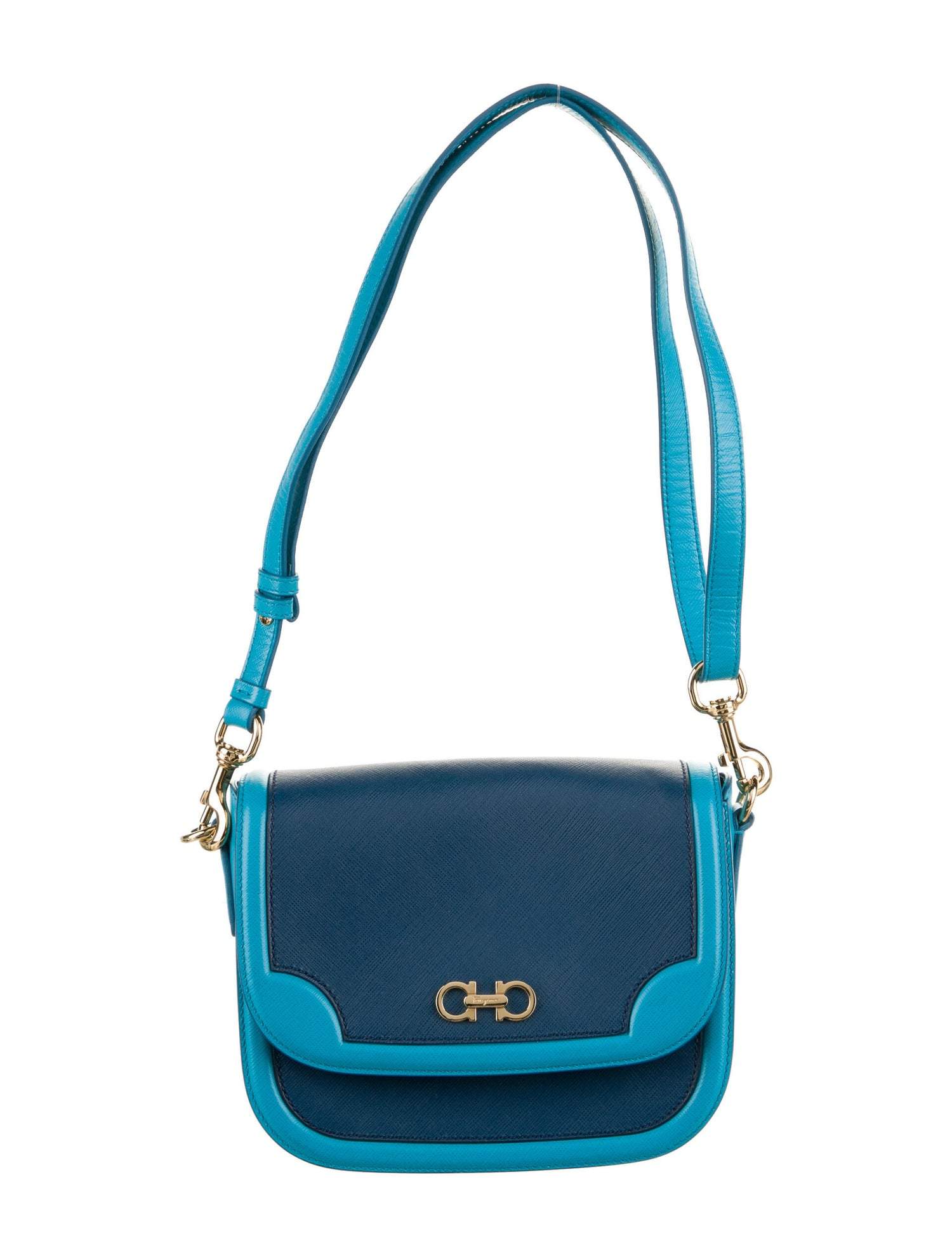 ハンドバッグ FERRAGAMO Woman Handbag Blue 768850215975 003 SALVATORE FERRAGAMO $2500 Medium BOXYZ BAG Scandinavian Sky