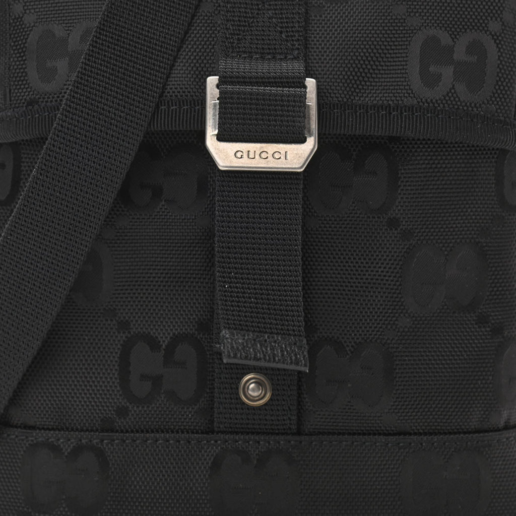 Gucci Econyl Nylon Monogram Off The Grid Messenger Bag Black 643858 – Queen  Bee of Beverly Hills