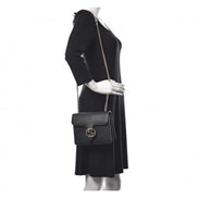 Gucci Black Icon GG Interlocking Small Crossbody Bag available at Queen Bee of Beverly Hills