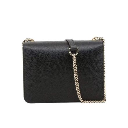 Gucci Black Icon GG Interlocking Small Crossbody Bag available at Queen Bee of Beverly Hills