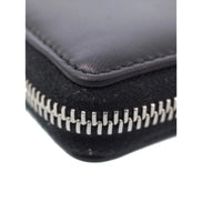Gucci Black Leather Rainbow Blade Lightning Logo Long Wallet available at Queen Bee of Beverly Hills
