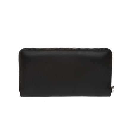 Gucci Black Leather Rainbow Blade Lightning Logo Long Wallet available at Queen Bee of Beverly Hills