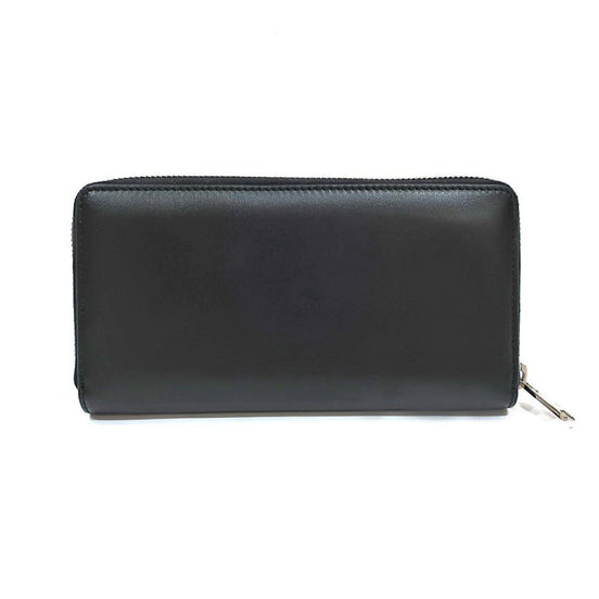 Gucci Black Leather Rainbow Blade Lightning Logo Long Wallet available at Queen Bee of Beverly Hills