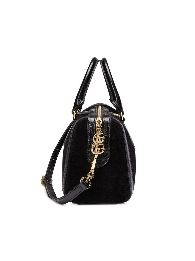 Gucci Black Leather Ophidia Medium Boston Bag Crossbody - A World Of Goods  For You, LLC