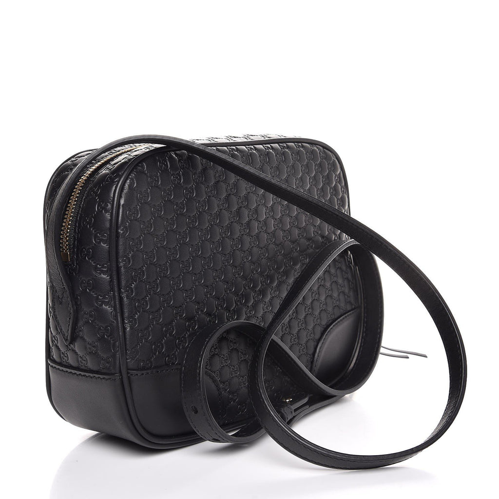 Gucci Bree Microguccissima GG Black Crossbody 449413 at_Queen_Bee_of_Beverly_Hills