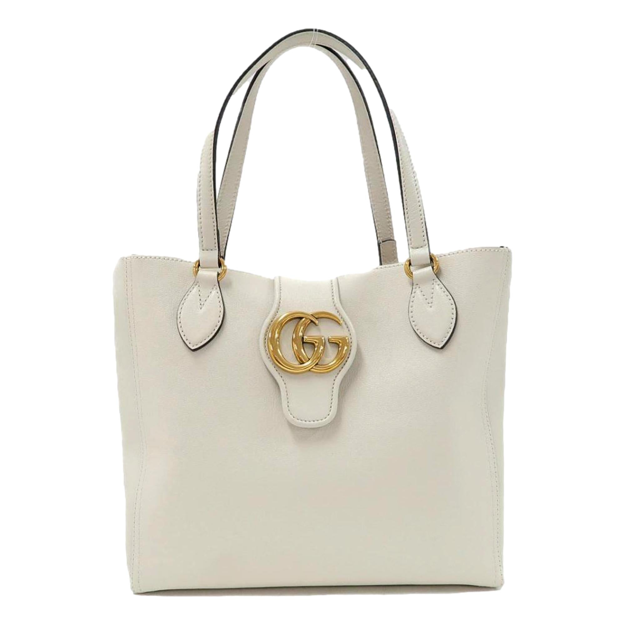 Gucci Dahlia Marmont White Handbag 652680 at_Queen_Bee_of_Beverly_Hills