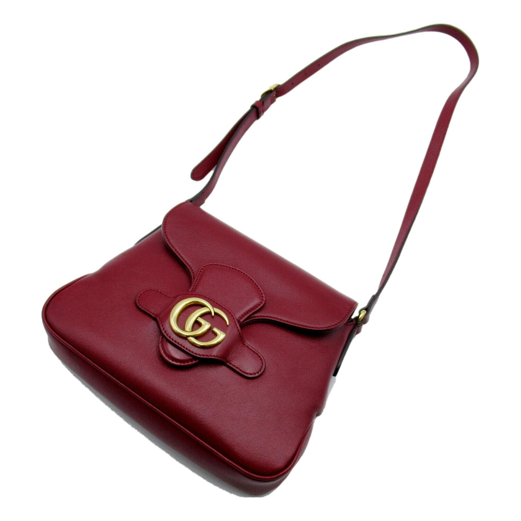 Gucci GG Red Calf Leather Shoulder Bag 648934 at_Queen_Bee_of_Beverly_Hills