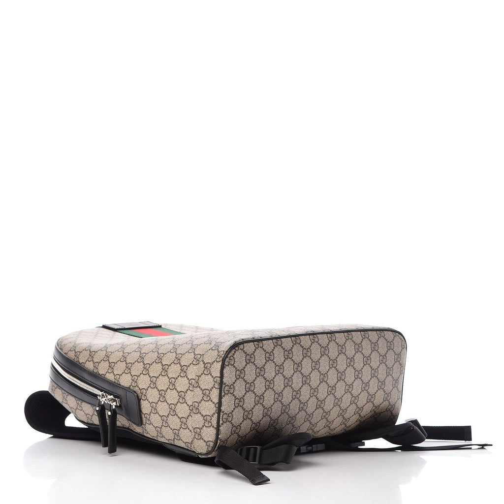 GUCCI GG Supreme Web Stripe Duffel Bag