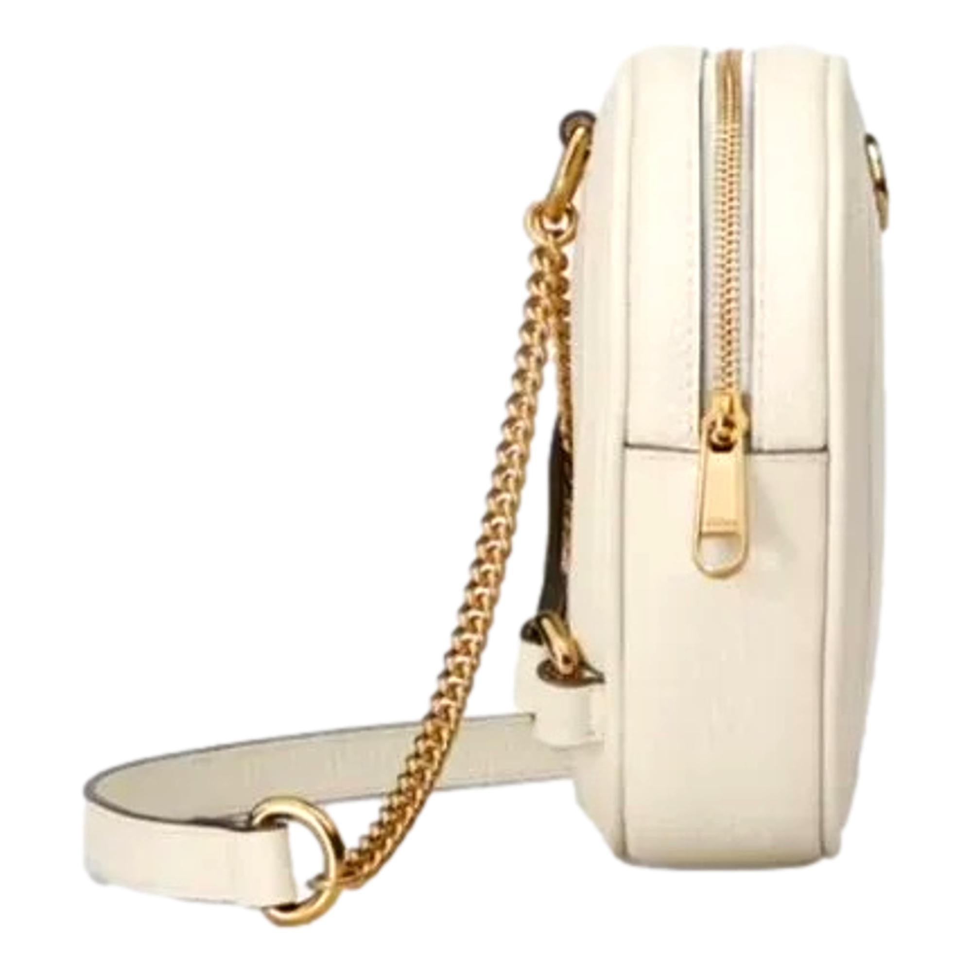 Gucci Grained Calfskin Web Mini Ophidia Round Backpack White at_Queen_Bee_of_Beverly_Hills