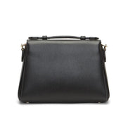 Gucci Interlocking G Black Calf Leather Chain Crossbody Bag available at Queen Bee of Beverly Hills