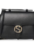 Gucci Interlocking G Black Calf Leather Chain Crossbody Bag available at Queen Bee of Beverly Hills