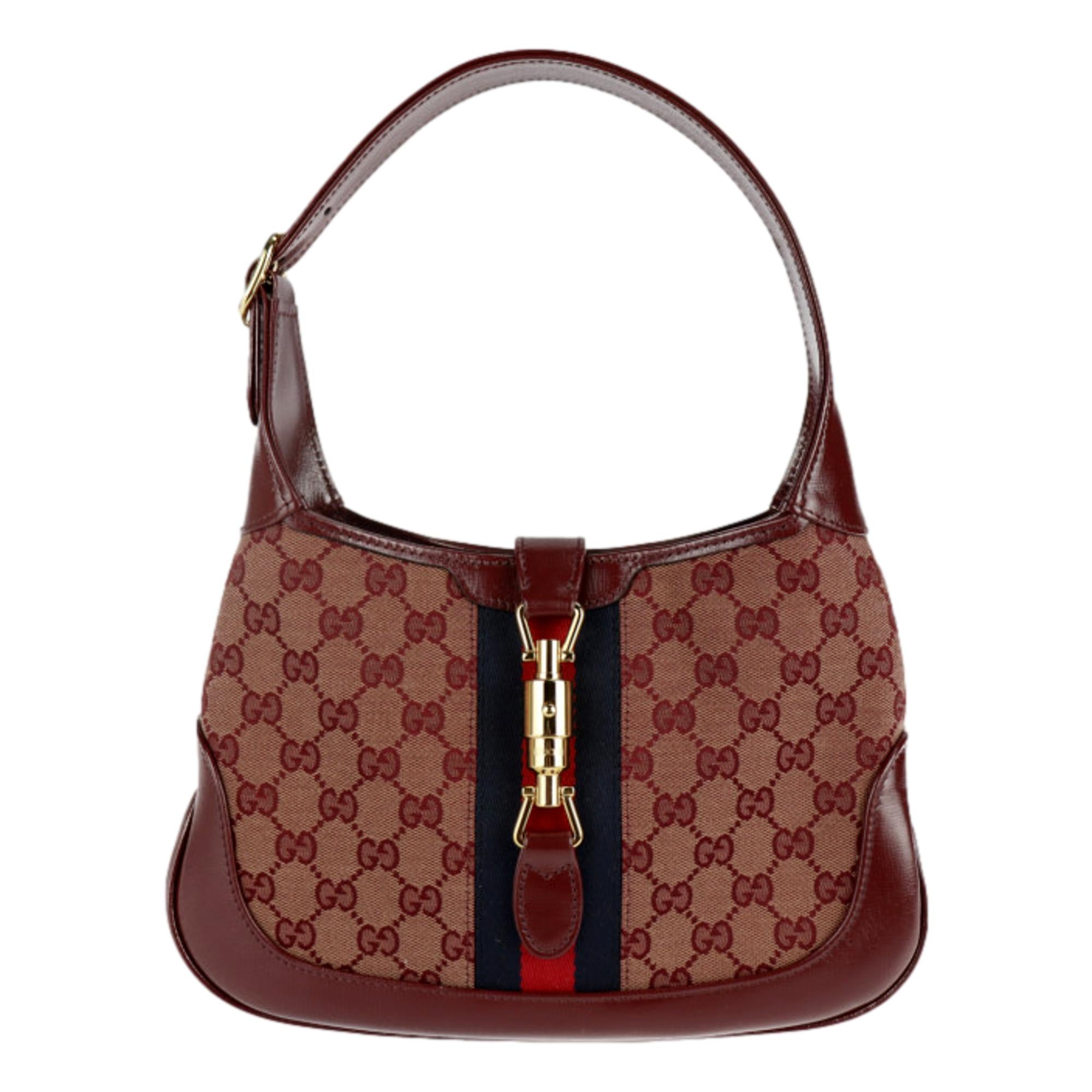 Gucci Jackie 1961 Small Tote Bag in GG Original Canvas 636706 at_Queen_Bee_of_Beverly_Hills