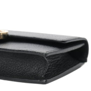 Gucci Marmont Black Dollar Calfskin Leather Interlocking GG Bag available at Queen Bee of Beverly Hills