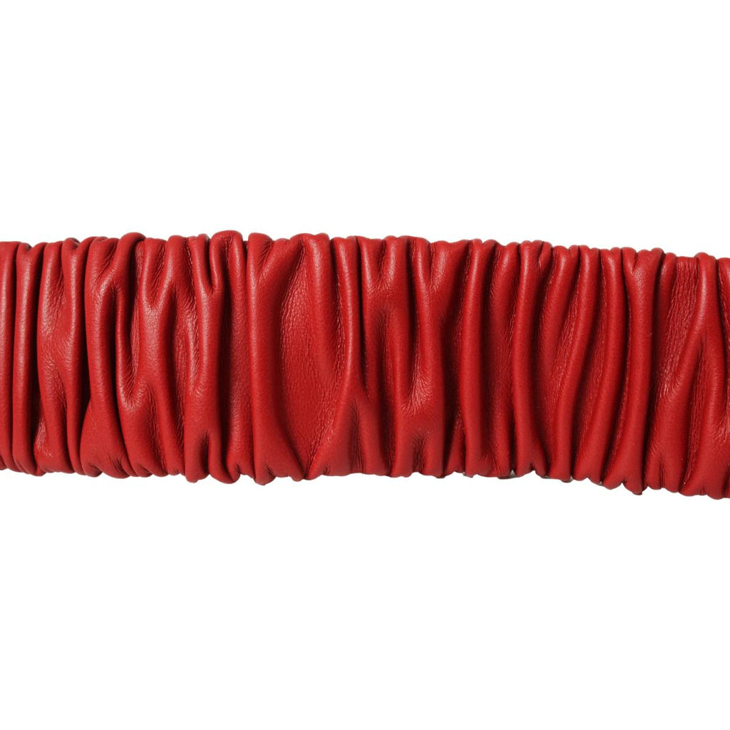Gucci Marmont GG Red Leather Strectch Belt Size 95/38 602074 at_Queen_Bee_of_Beverly_Hills