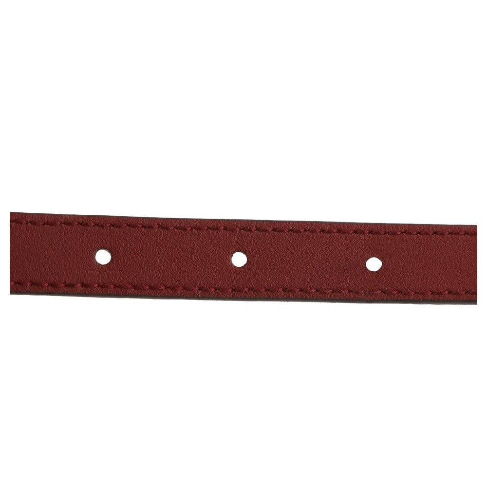 Gucci Marmont Red Suede Torchon GG Buckle Belt Size 95/38 602071 at_Queen_Bee_of_Beverly_Hills