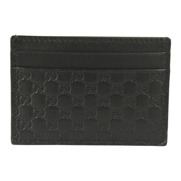 Gucci Microguccissima Black Leather Logo Card Case 262837 – Queen Bee ...