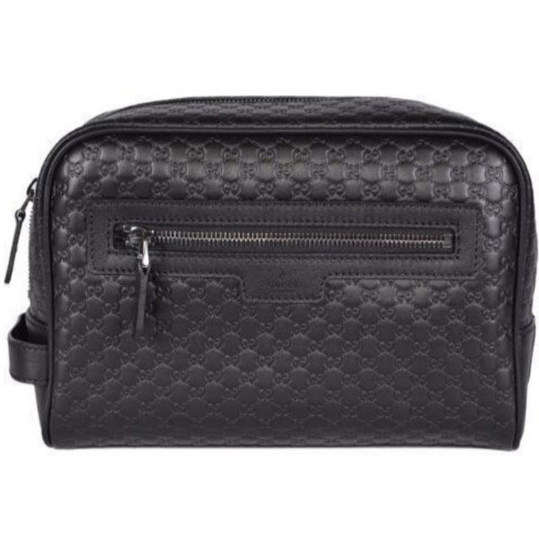 Gucci Mens Microguccissima Black Toiletry Bag – Queen Bee of Beverly Hills