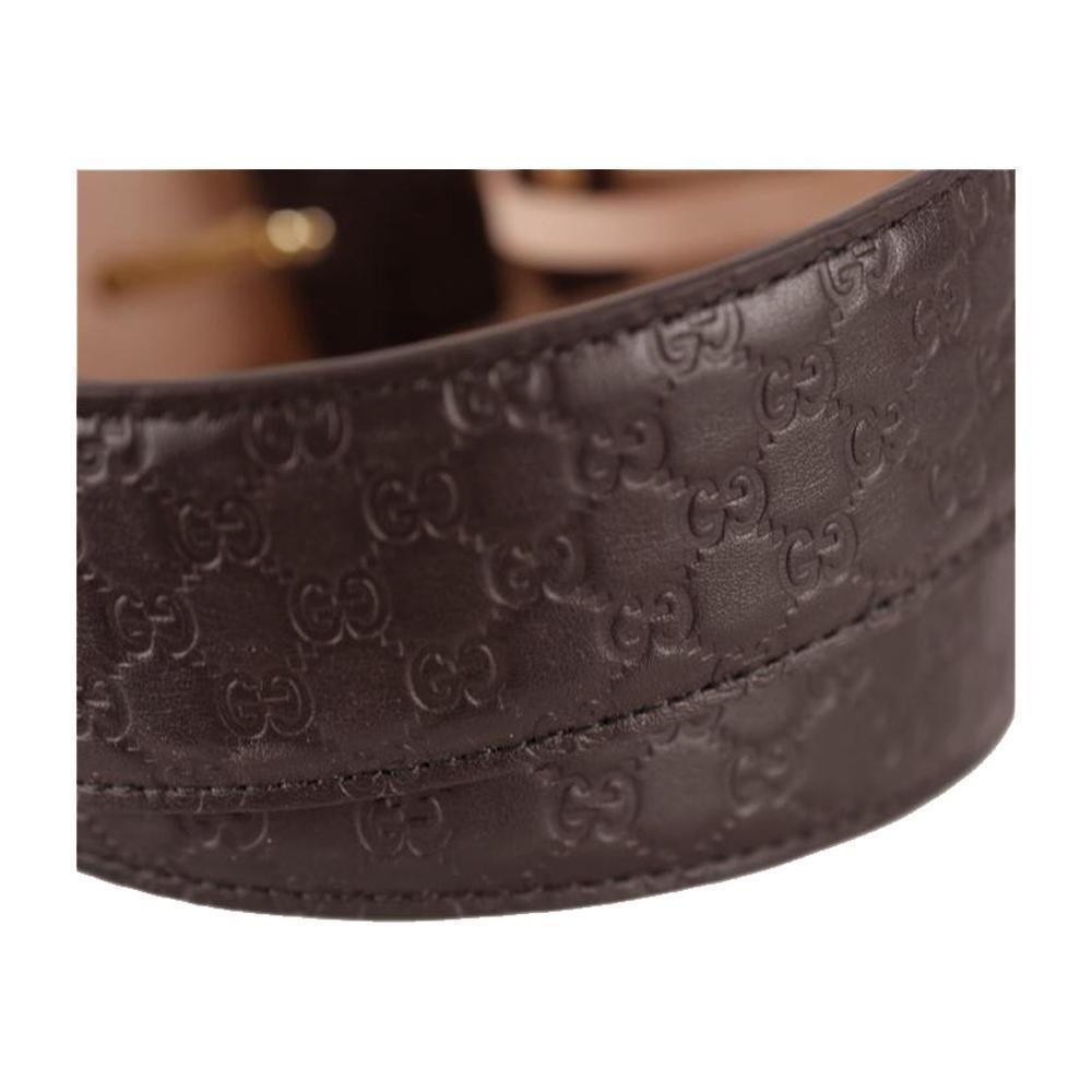 Gucci Microguccissima Leather Belt Brown Size 100/44