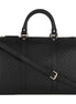 Gucci Microguccissima GG Black Leather Embossed Boston Bag available at Queen Bee of Beverly Hills