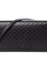 Gucci Microguccissima GG Logo Black Leather Wallet Crossbody Handbag available at Queen Bee of Beverly Hills