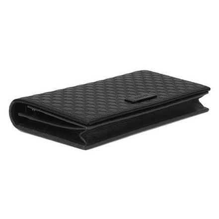 Gucci Microguccissima GG Logo Black Leather Wallet Crossbody Handbag available at Queen Bee of Beverly Hills