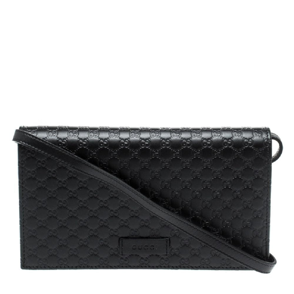 Gucci Microguccissima Crossbody Bag Black