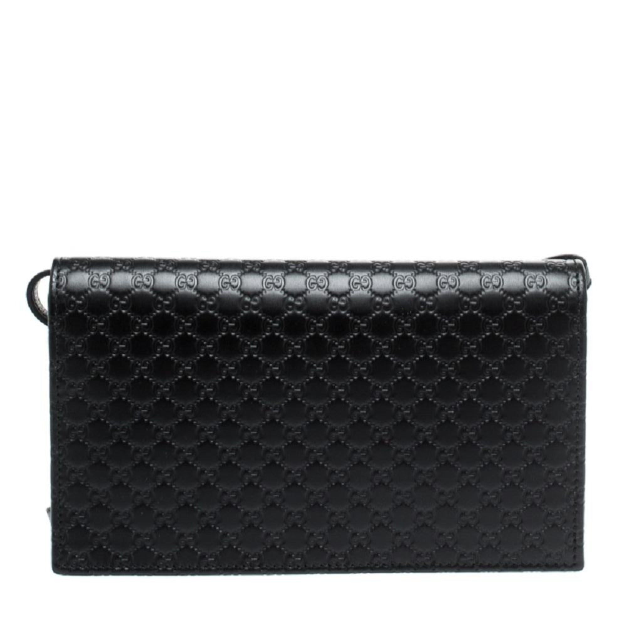 Gucci Microguccissima Black Wallet Crossbody Handbag – Queen Bee of ...