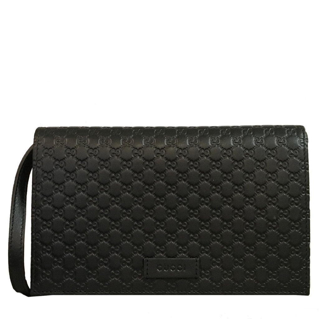 Gucci Microguccissma Black Wallet Crossbody Handbag – Queen Bee of