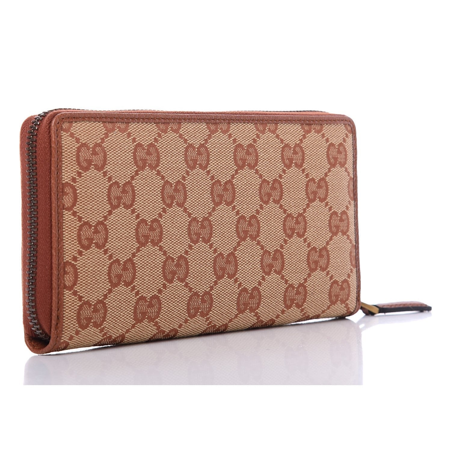 Gucci Monogram NY Yankees Canvas Guccisima Zip Around Wallet 547791 at_Queen_Bee_of_Beverly_Hills
