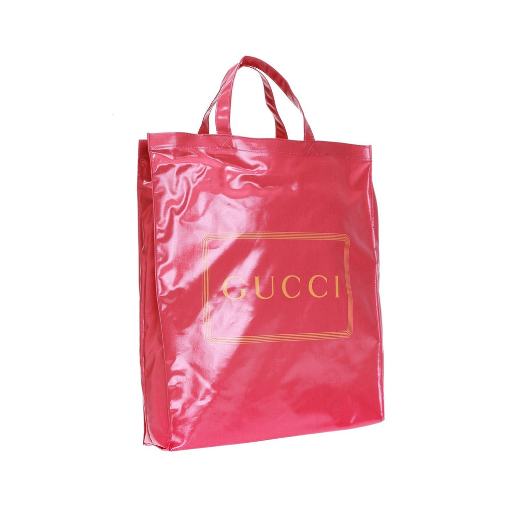 Gucci Montecarlo Crystal Glam Pink Patent Logo Medium Tote Bag 575140 –  Queen Bee of Beverly Hills