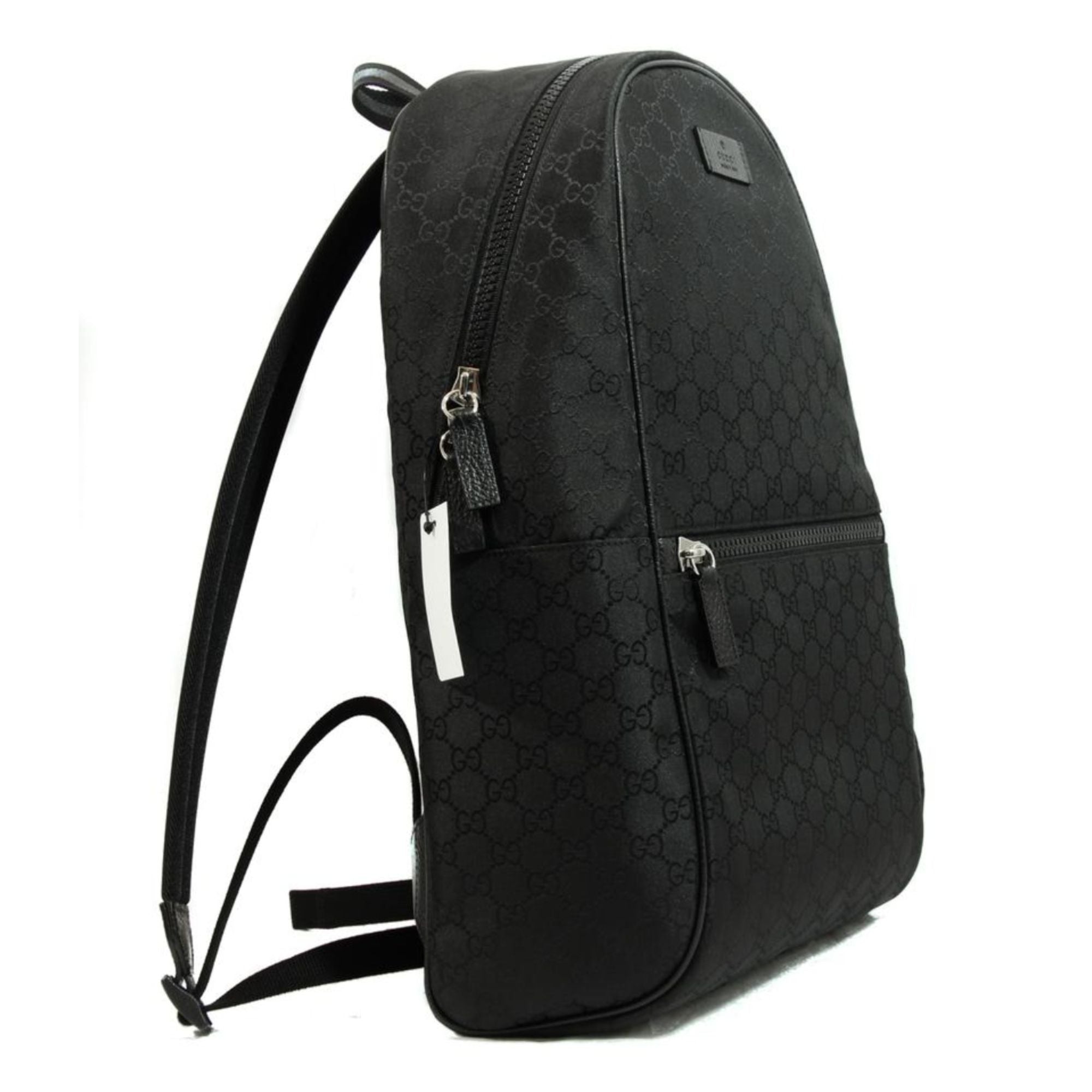 Gucci Nylon GG Guccissima Black Slim Backpack Travel Bag – Queen Bee of ...