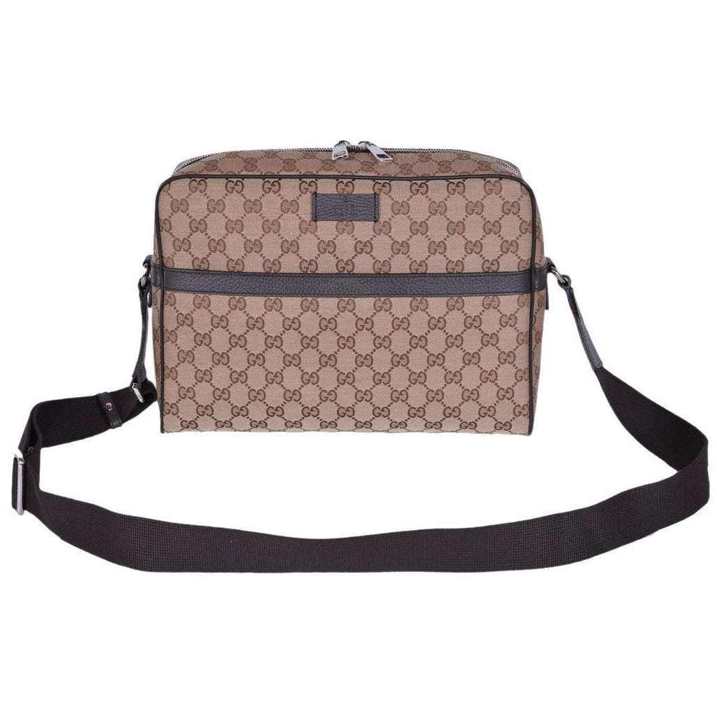 Gucci Original GG Canvas Camera Case Messenger Bag 449173 at_Queen_Bee_of_Beverly_Hills