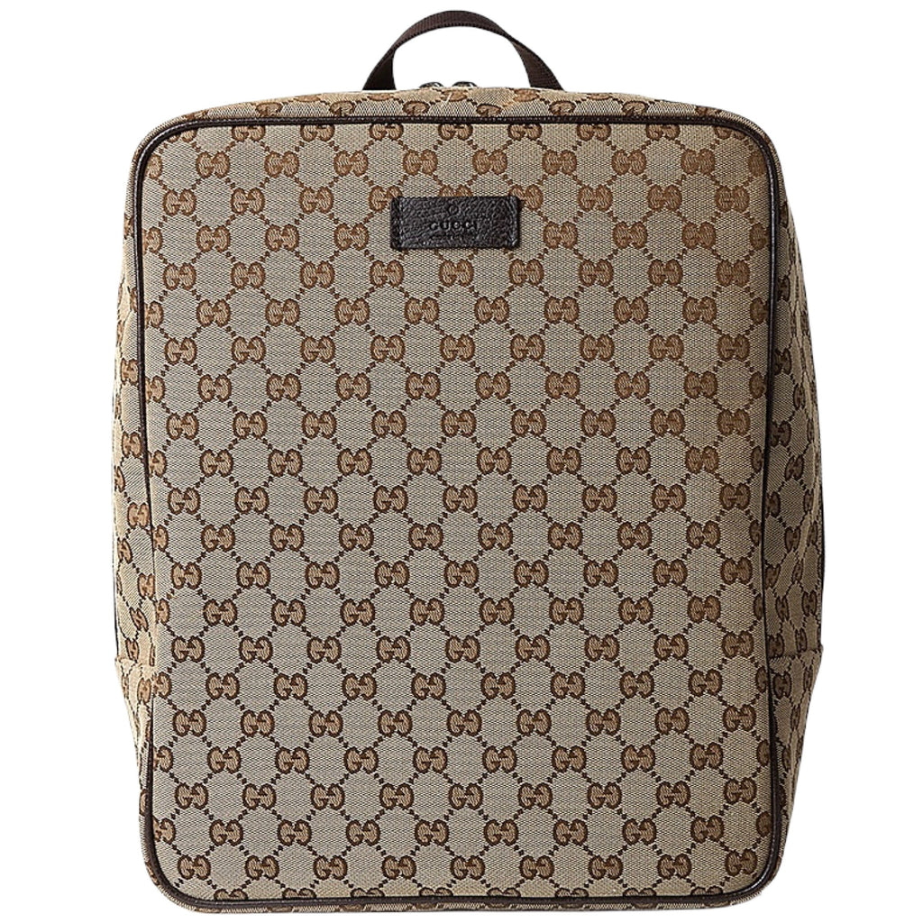 Jumbo GG Canvas Backpack in Beige - Gucci