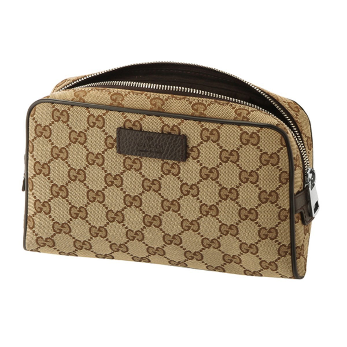 Gucci Original GG Guccissima Canvas Beige Fanny Pack Belt Bag available at Queen Bee of Beverly Hills