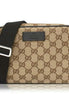 Gucci Original GG Guccissima Canvas Beige Fanny Pack Belt Bag available at Queen Bee of Beverly Hills
