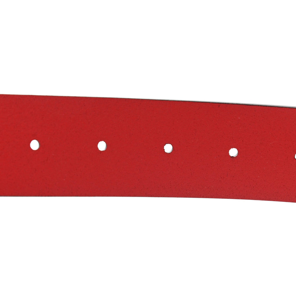 Gucci Rosso Red Leather Interlocking GG Buckle 90/36 Belt 546389 at_Queen_Bee_of_Beverly_Hills