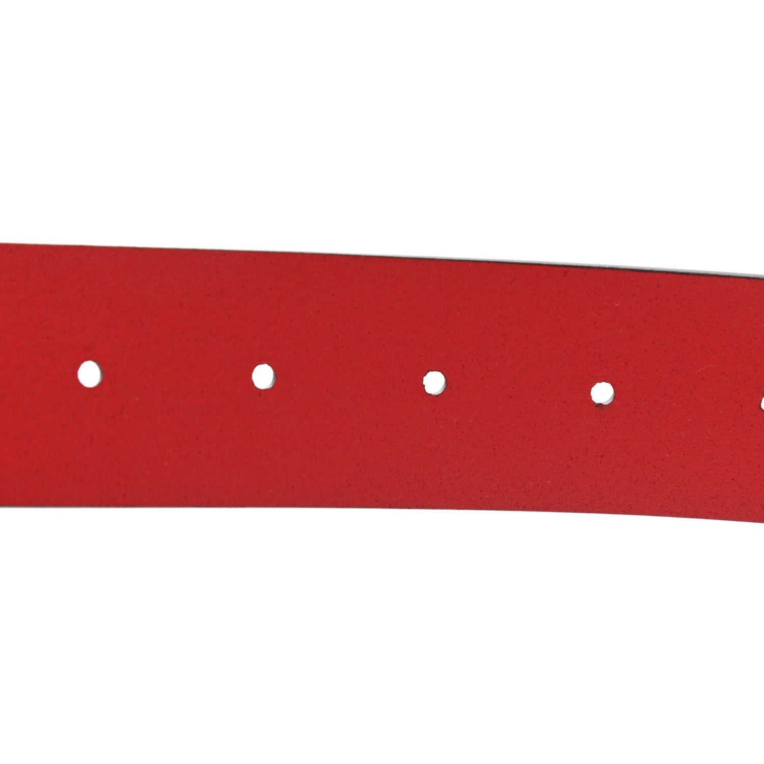 Gucci Rosso Red Leather Interlocking GG Buckle 95/38 Belt 546389 at_Queen_Bee_of_Beverly_Hills