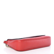 Gucci Soho Disco GG Tassel Chain Crossbody Flap Leather Bag Red available at Queen Bee of Beverly Hills