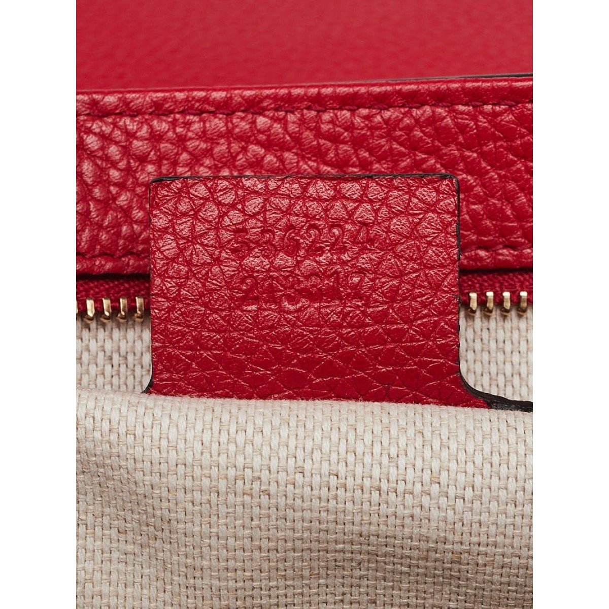 Gucci Soho Disco GG Tassel Chain Crossbody Flap Leather Bag Red available at Queen Bee of Beverly Hills
