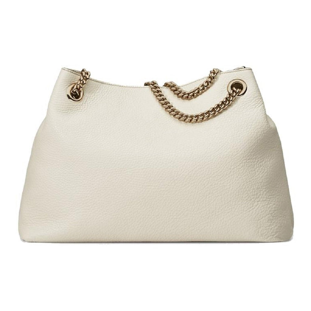 Gucci Soho GG Ivory Leather Chain Shoulder Bag – Queen Bee of