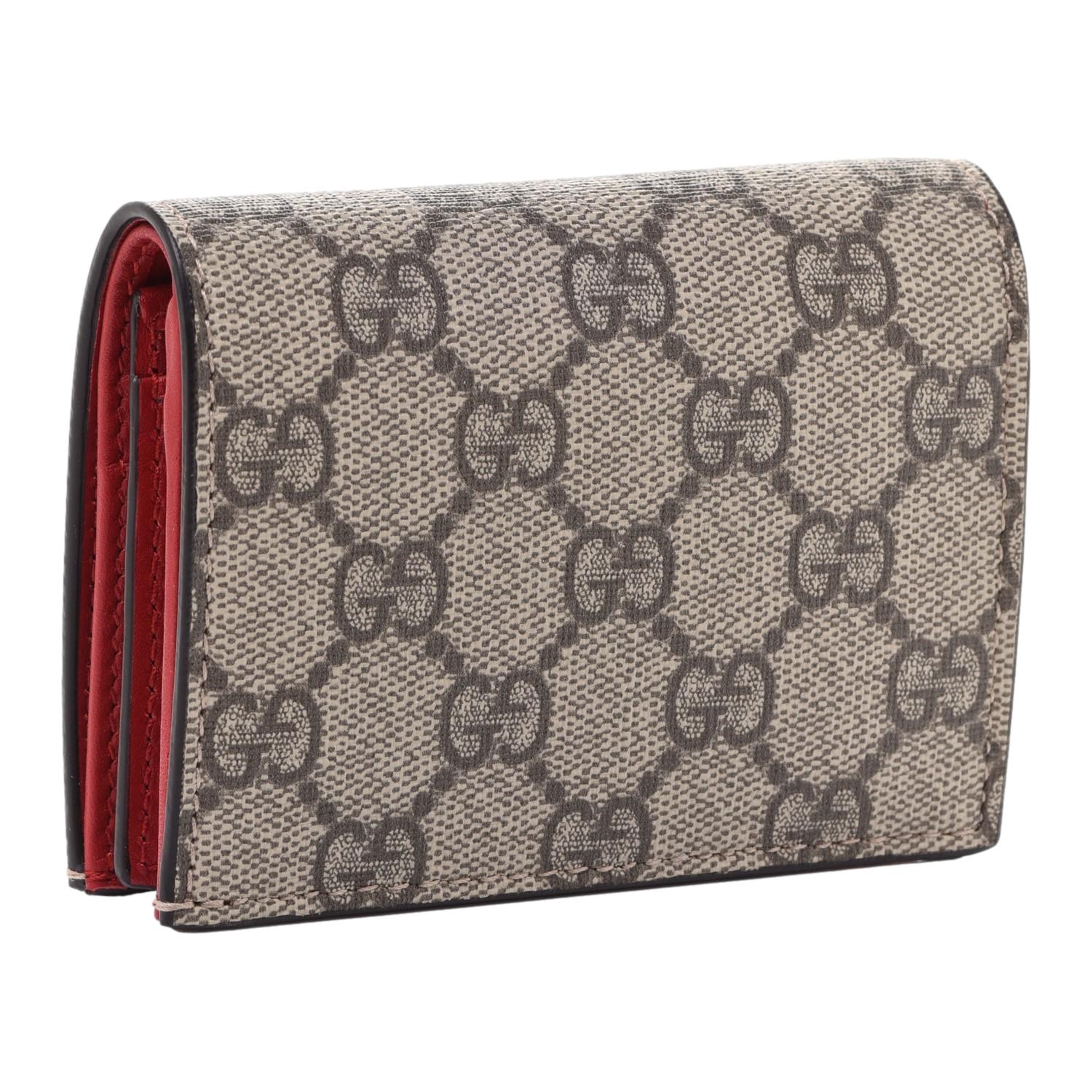 Gucci Supreme Monogram Bosco Patch Card Case Wallet 506277 at_Queen_Bee_of_Beverly_Hills
