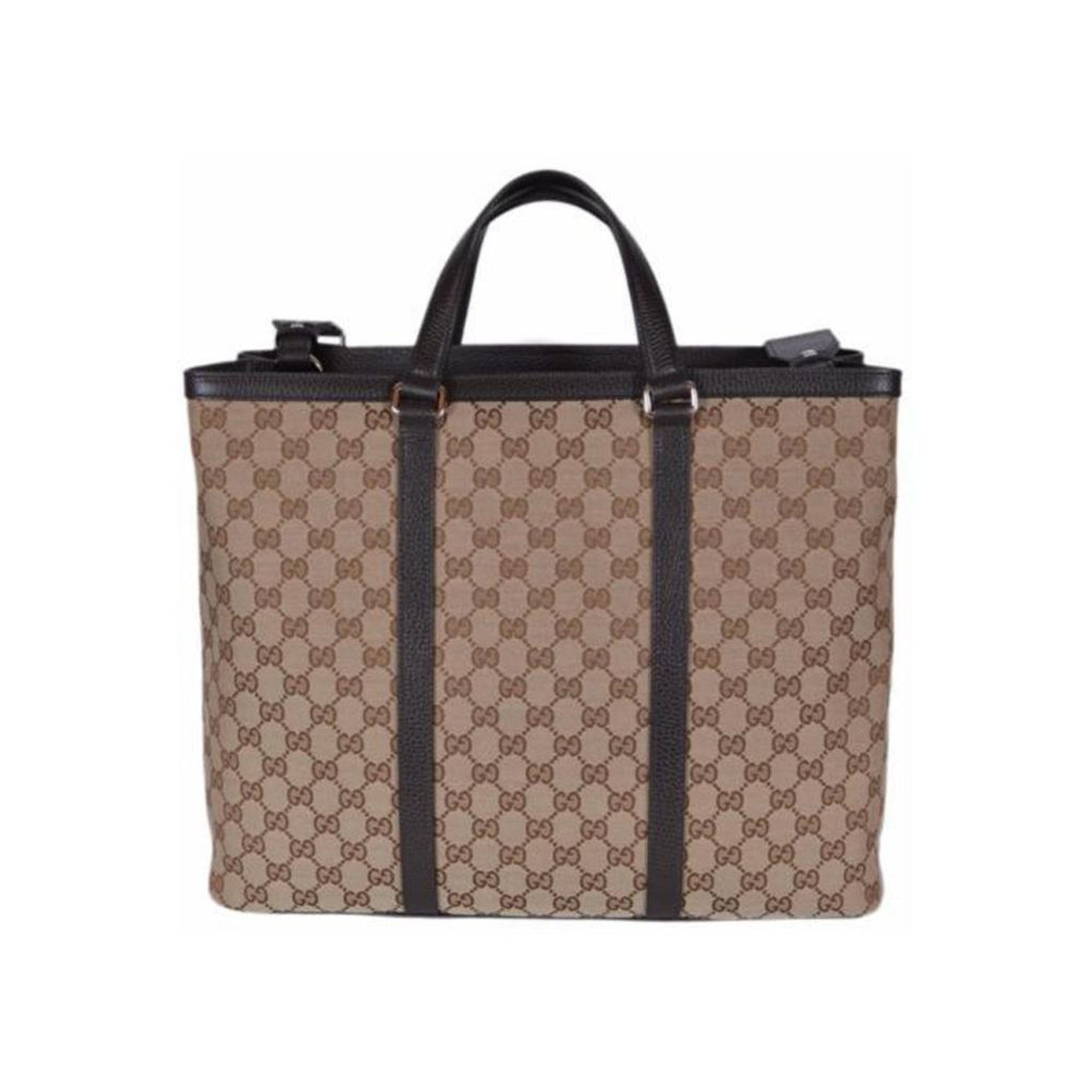 Gucci Unisex Brown Original GG Shopping Tote Handbag 449169 at_Queen_Bee_of_Beverly_Hills