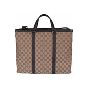 Gucci Unisex Brown Original GG Shopping Tote Handbag available at Queen Bee of Beverly Hills