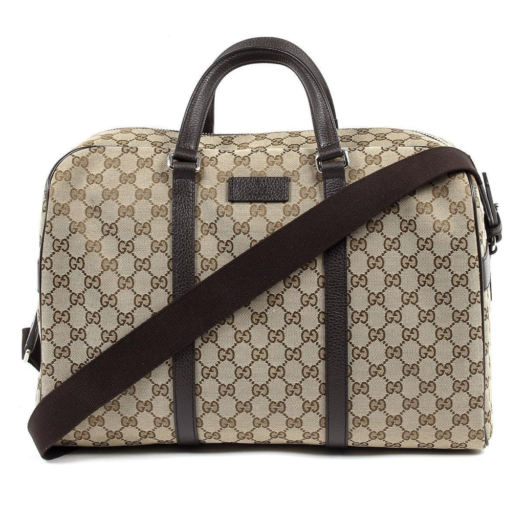 Gucci Unisex Classic Luggage Original GG Canvas Carry On Duffle