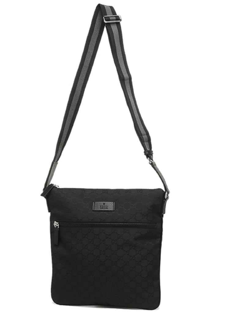 Gucci Unisex GG Guccissima Web Canvas Messenger Bag Crossbody – Queen Bee Beverly Hills