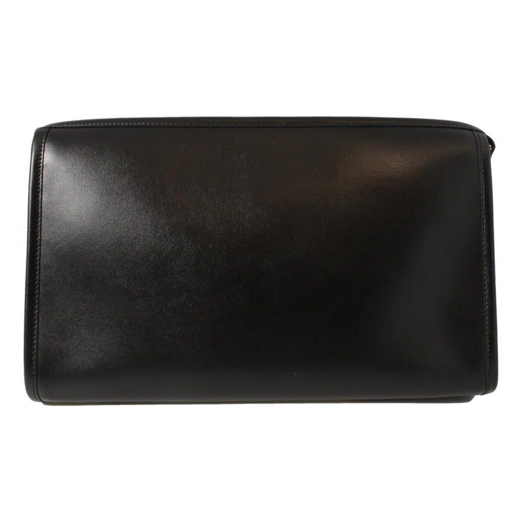 Gucci Unisex Maurem Black Leather Pouch Clutch Travel Bag 574800 at_Queen_Bee_of_Beverly_Hills