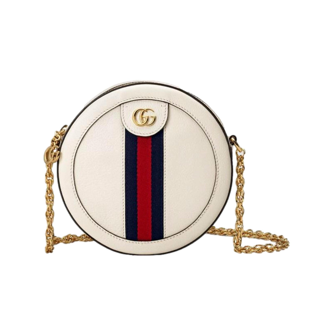 Gucci Web Mini Ophidia Round Ivory Leather Crossbody Bag 550618 at_Queen_Bee_of_Beverly_Hills