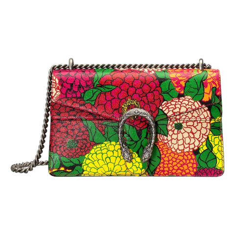 Gucci x Ken Scott Dionysus Floral Print Leather Shoulder Bag 400249 at_Queen_Bee_of_Beverly_Hills