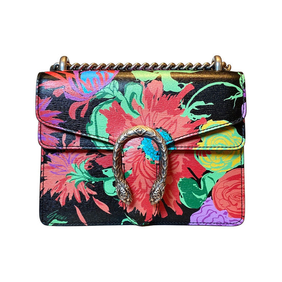 Gucci x Ken Scott Dionysus Floral Print Small Shoulder Bag available at Queen Bee of Beverly Hills